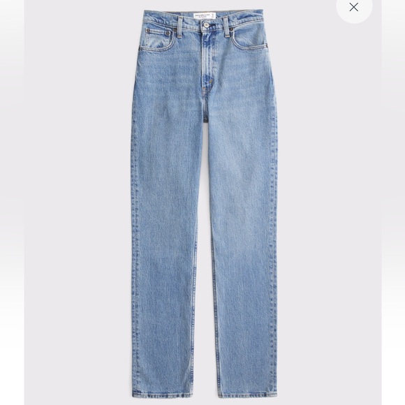 Abercrombie Ultra High Rise 90s slim Straight Jean - Picture 7 of 11